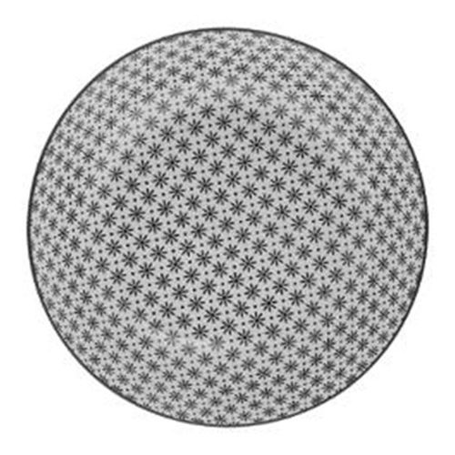 Assiette creuse Ø.20 cm BOHEMIA Noir / Blanc