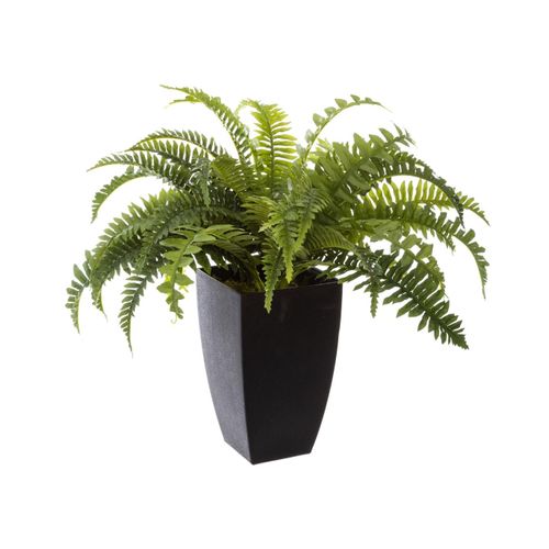 Plante Artificielle Fougères En Pot H 55 Cm