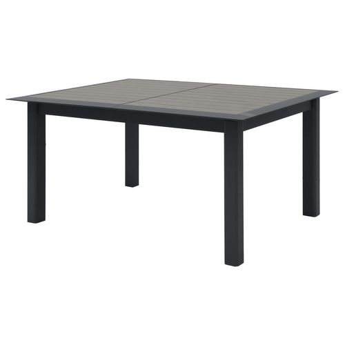 Table De Jardin Extensible 10 Personnes Effet Bois Allure - L. 160/254 Cm - Gris
