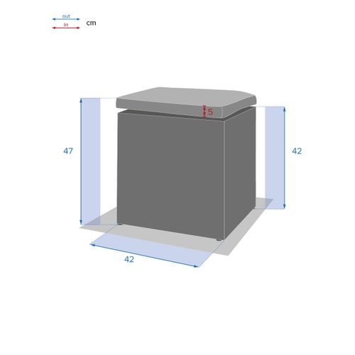 Pouf De Jardin En Résine Tressée Mayari - Gris Ombre