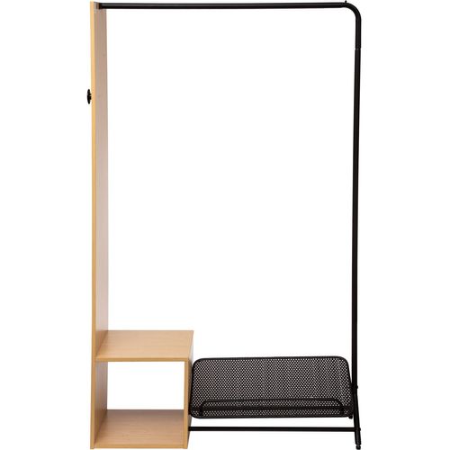 Portant À Vêtement Design Scandinave Silo - L. 102 X H. 165 Cm - Noir