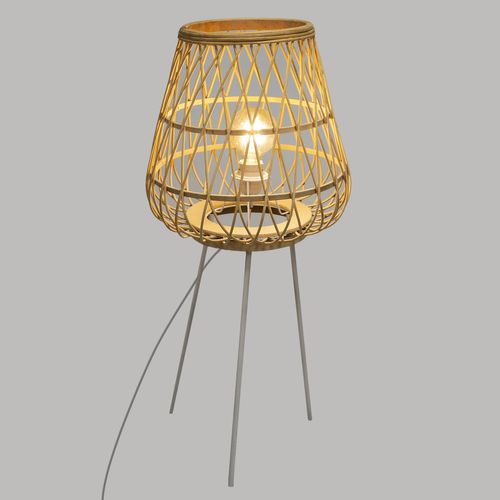 Lampadaire En Bambou Ritual - H. 76 Cm - Beige