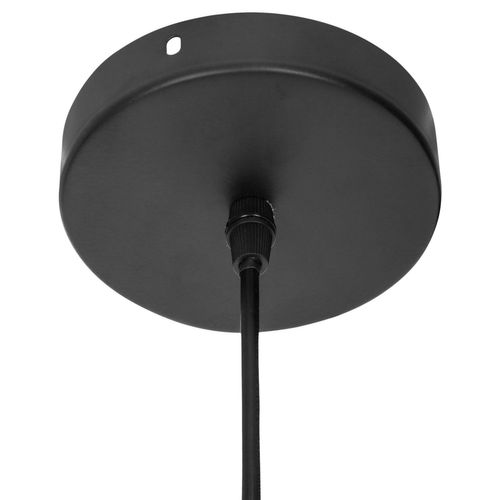 Luminaire Suspension En Métal Filaire Noir D 26 Cm