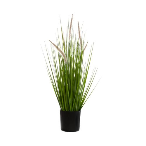 Plante Artificielle Bouquet Herbes Roseau Des Étangs​​​​​​​ Dans Un Pot H 70 Cm