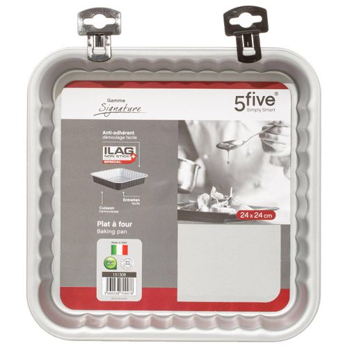 Plaque à Four Métal 24x24cm Signature