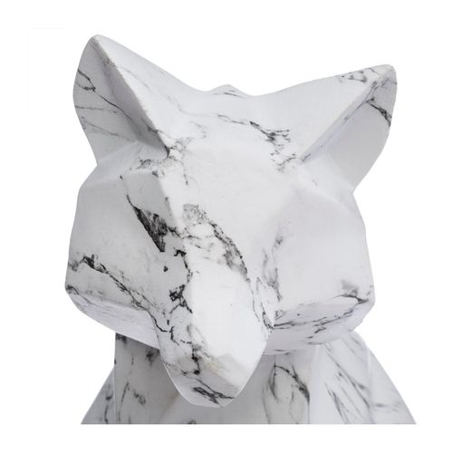 Objet Décoratif Renard Origami En Résine H 25 Cm