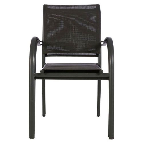 Fauteuil Empilable Piazza Hespéride Anthracite/graphite