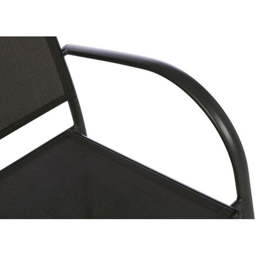 Fauteuil Empilable Piazza Hespéride Anthracite/graphite