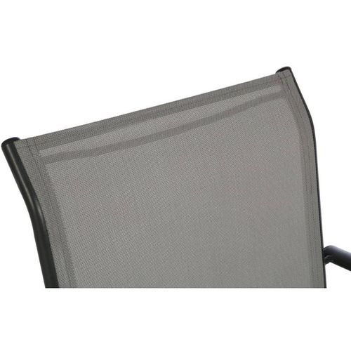 Fauteuil Empilable Piazza Hespéride Galet/graphite