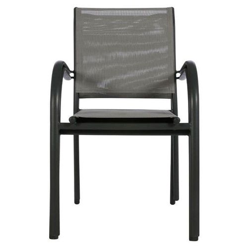 Fauteuil Empilable Piazza Hespéride Galet/graphite