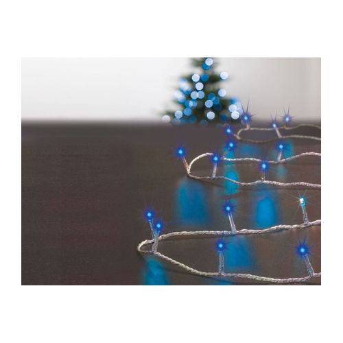 Guirlande Lumineuse Extérieur 50 Mètres 500 LED Bleu Et 8 Jeux De Lumière