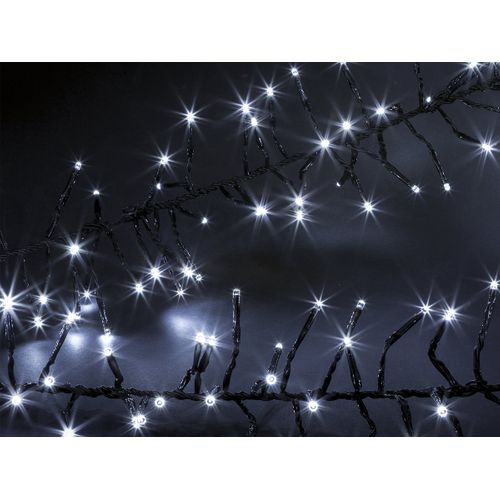 Guirlande Extérieur 3 Longueurs De Tombées - Longueur 15 M - Blanc Froid