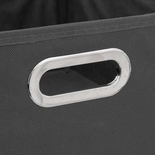Boîte De Rangement Gris Anthracite 31 X 31 X 15 Cm