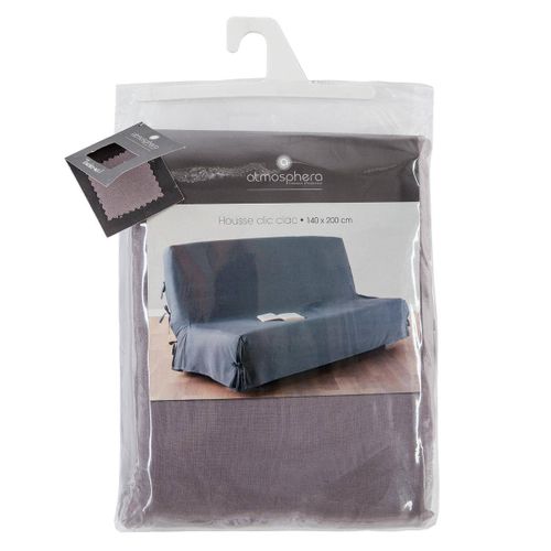 Housse De Clic Clac Gris Clair  140 X 200 Cm