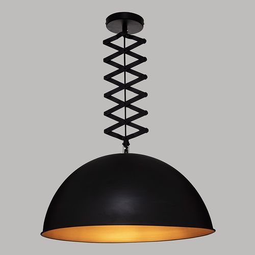 Luminaire Suspension En Métal Noir Déco Industrielle D 51 Cm