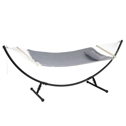 Toile De Hamac Matelassé Akio Gris Sans Pied Hespéride - Gris Clair