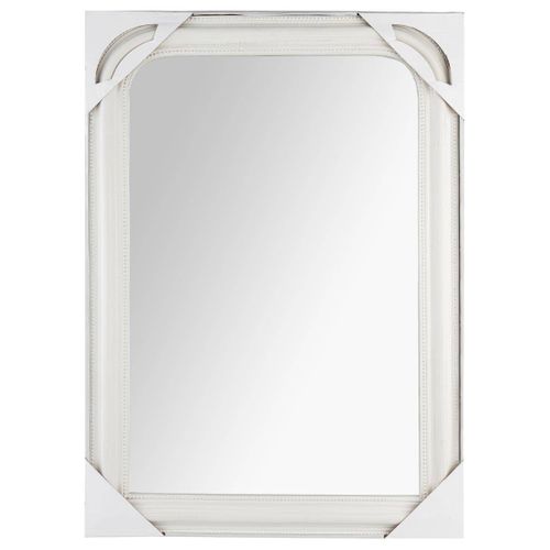 Miroir arrondi 103x74 cm ADELE Blanc