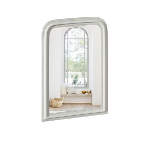 Miroir arrondi 103x74 cm ADELE Blanc