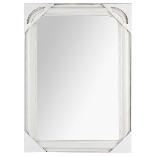 Miroir arrondi 103x74 cm ADELE Blanc