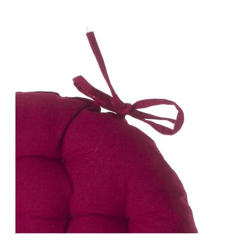 Galette De Chaise Ronde Rouge D 38 Cm