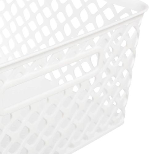 Panier En Plastique 11l Blanc Folk