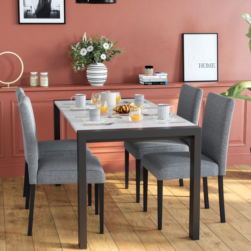 Mugs ronds 33cl assortis BOHEMIA Blanc / Noir