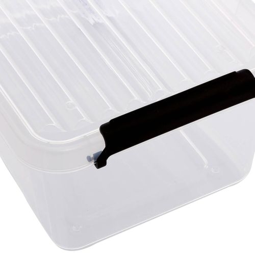 Boîte En Plastique Transparente 45l Clip N' Box
