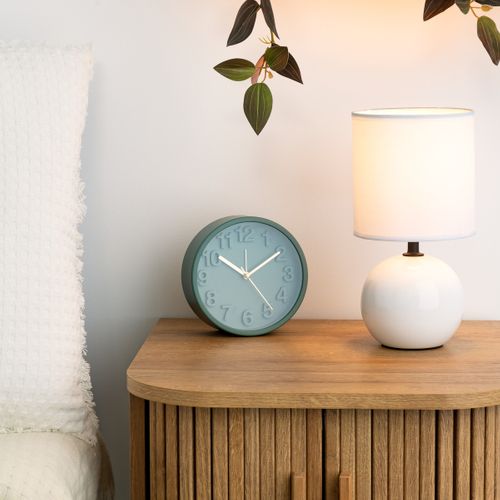 Lampe En Céramique Pied Boule Blanc