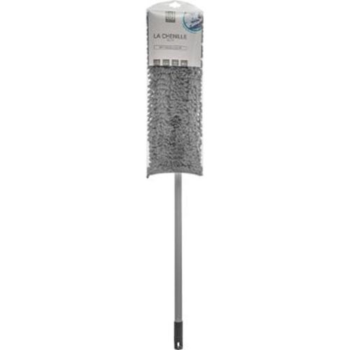 Balai Télescopique "microfibre Chenille" 163cm Gris