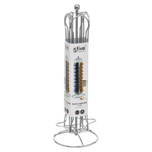 Porte 36 capsules rotatif  Argenté