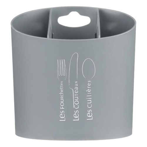 Égouttoir à Couverts "3 Compartiments" 14cm Gris