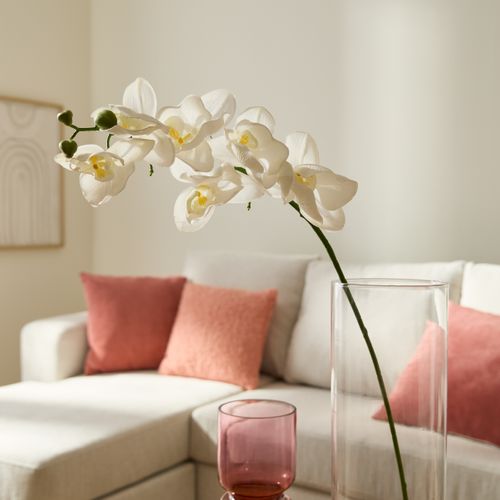 Tige H. 108 cm ORCHIDEE Blanc