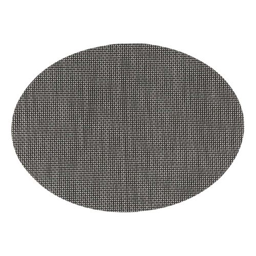 Set De Table Ovale "maoli" 35x48cm Noir