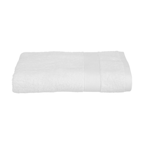 Drap De Bain En Coton Blanc Tissu Éponge 70 X 130 Cm