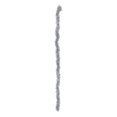 Guirlande De Noël Large 10 Cm Avec Étoiles Laser Argent Longueur 2 Mètres