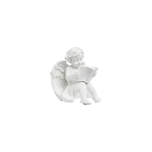 Statuette Ange Assis "dormeur" Blanc