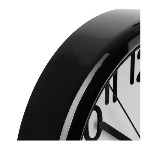 Pendule Murale Bord Arrondi D 22 Cm