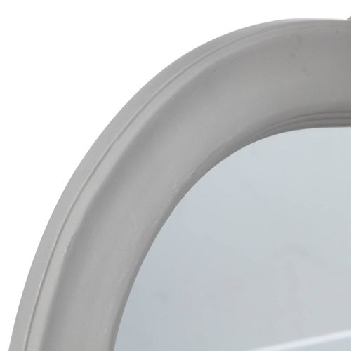 Miroir Mural Coeur En Bois Avec Ruban 40 X 40 Cm