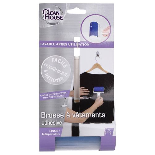 Brosse à Vêtements Lavable Gris