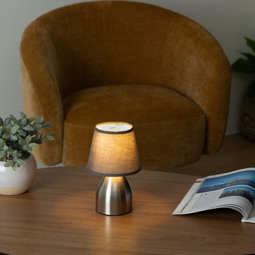 Lampe à Poser Tactile En Métal H 20 Cm