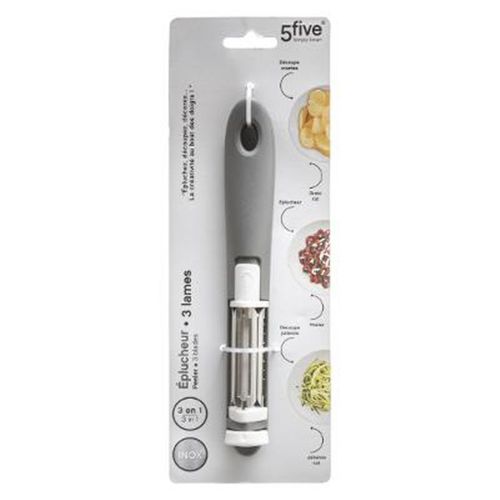 Éplucheur 3 Lames En Acier Inoxidable