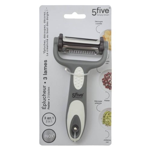 Éplucheur Rasoir 3 Lames En Acier Inoxidable