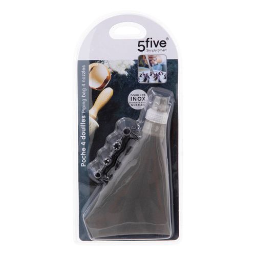 Poche à Douilles Avec 4 Douilles Inox