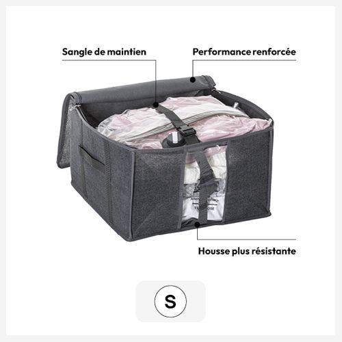 Housse Rangement Sous Vide 40x40x25cm Air-store