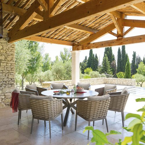 Fauteuil Repas Extérieur Embruns Mailles Hespéride