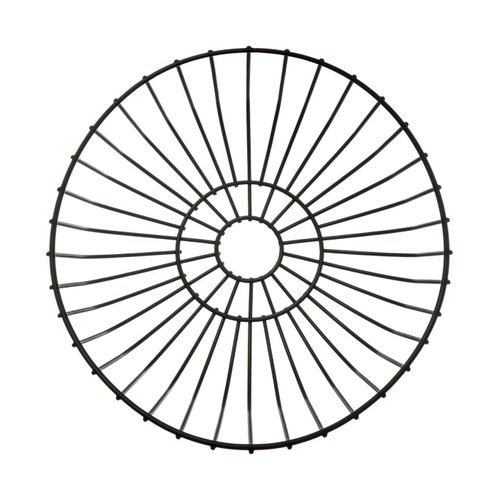 Corbeille à Fruits Courbe En Métal Noir D 27 Cm