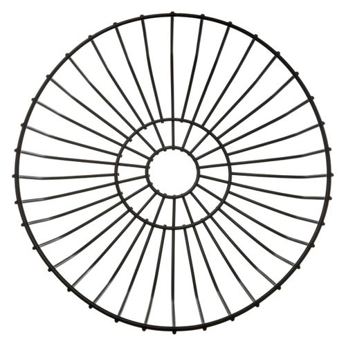 Corbeille à Fruits Courbe En Métal Noir D 27 Cm