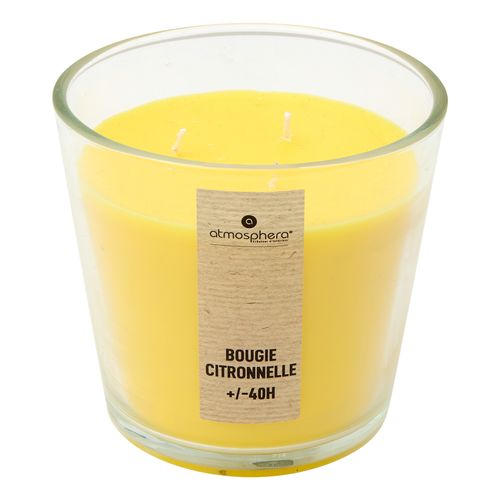 Bougie 3 mèches 500g NINA Citronelle