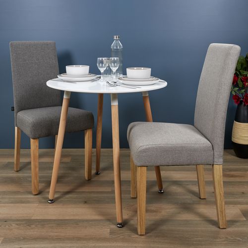 Table Repas Ronde 76 Cm Scandi