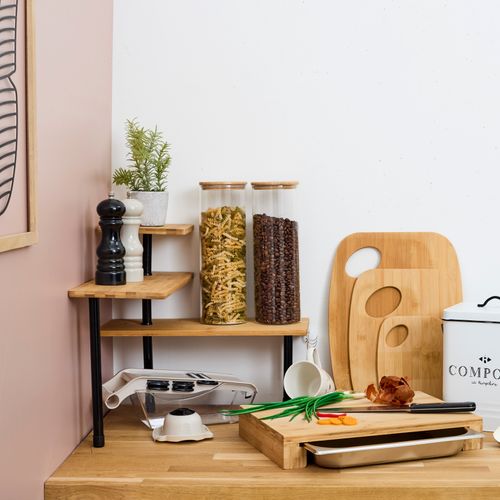 Etagère De Cuisine D'angle Modulable 3 Niveaux